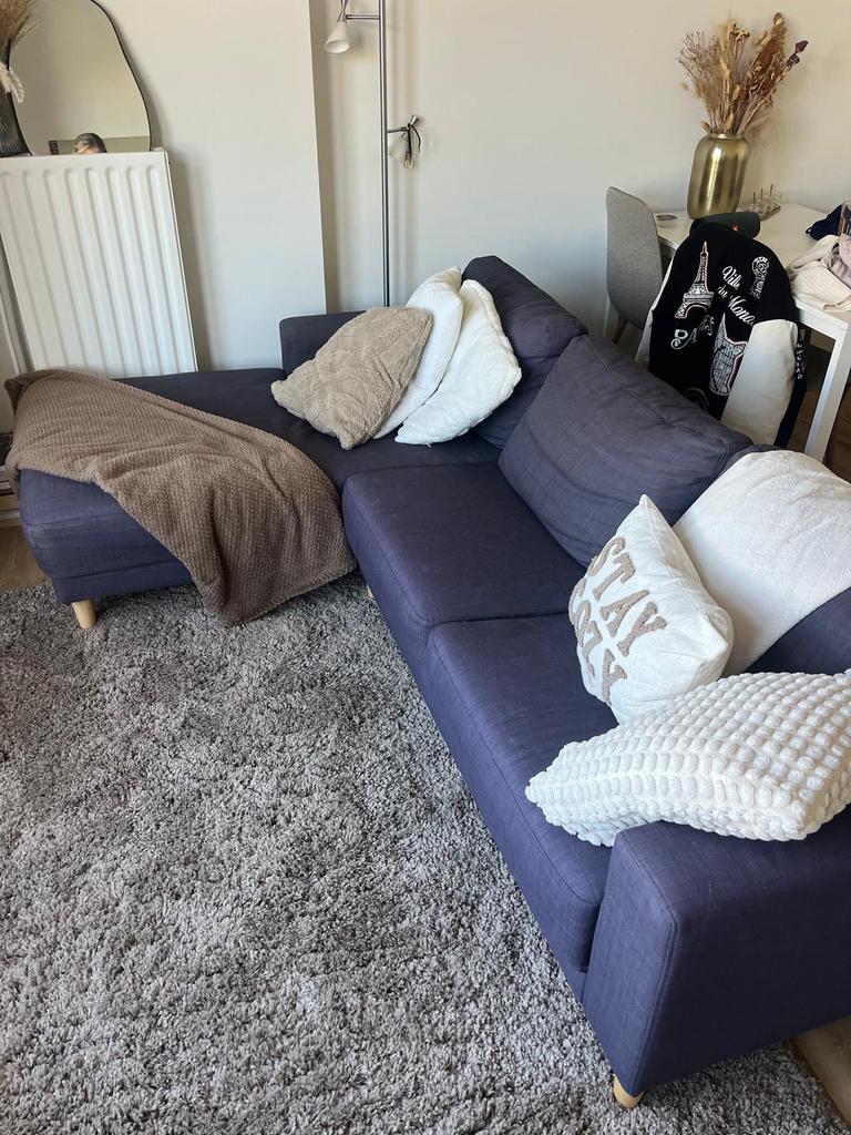 Hoekbank, Ophalen of Verzenden, Gebruikt, Vierpersoons of meer