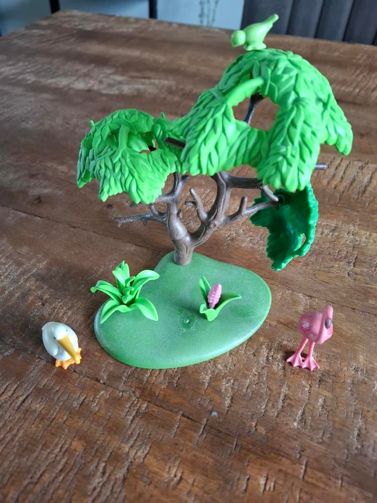 boom met flamingo en pelikaan, Ophalen of Verzenden, Zo goed als nieuw