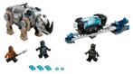 Lego Marvel 76099 Rhino Face-Off by the Mine, Ophalen of Verzenden, Zo goed als nieuw, Complete set, Lego