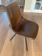 Eetkamerstoel Point van Goossens bruin kunstleer, Huis en Inrichting, Stoelen, Ophalen, Zo goed als nieuw, Bruin, Eén