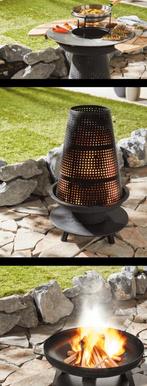 Bbq vuurkorf sfeerhaard 3 in 1 Z.G.A.N, Ophalen, Nieuw