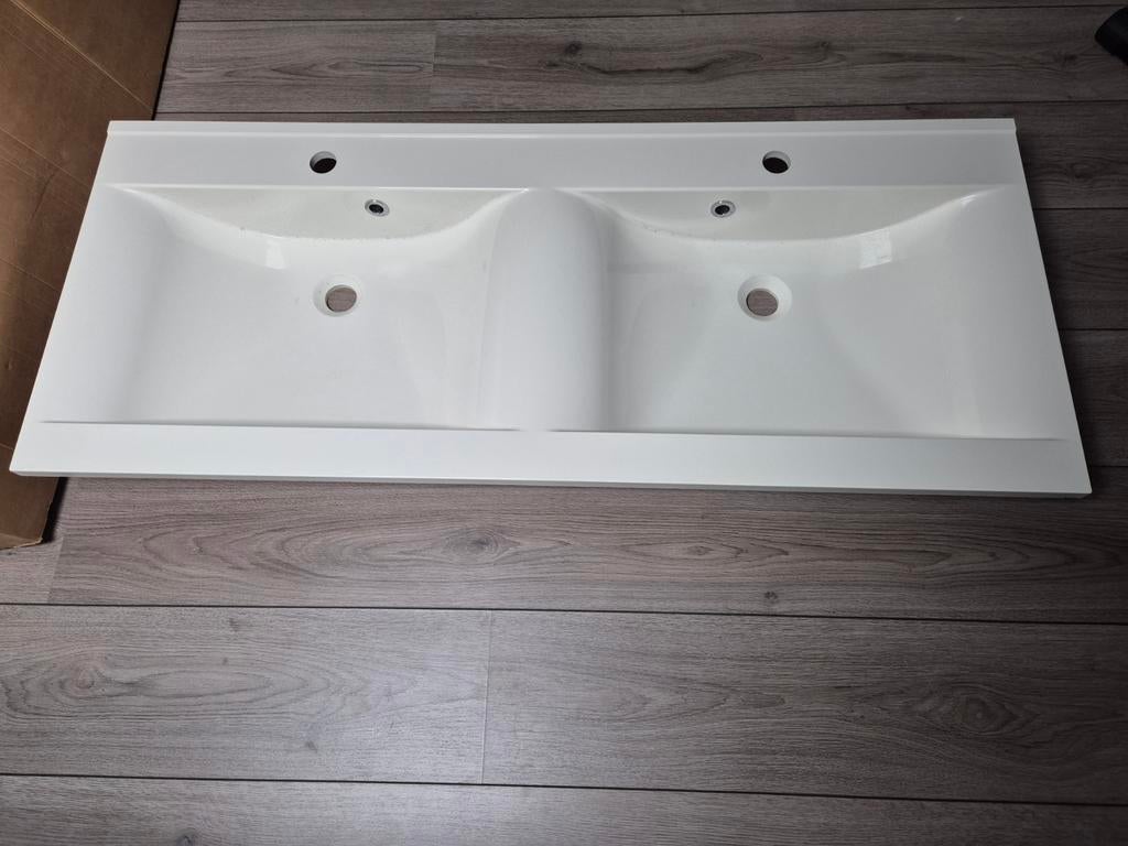 Dubbele wastafel., Ophalen, Zo goed als nieuw, Wastafel