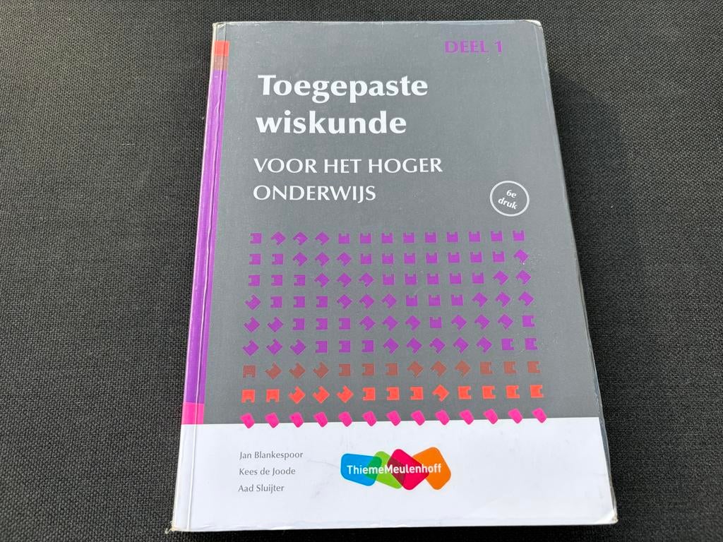 Toegepaste wiskunde hoger onderwijs deel 1, Boeken, Ophalen of Verzenden, Beta, Gelezen, HBO