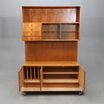 Vintage Wandmeubel ,Zweden 1960, Gebruikt, Ophalen of Verzenden, Scandinvian Vintage jaren 60, 150 tot 200 cm