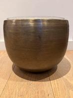 Metalen bloempot d33h25 cm, Ophalen, Rond, Binnen, Zo goed als nieuw