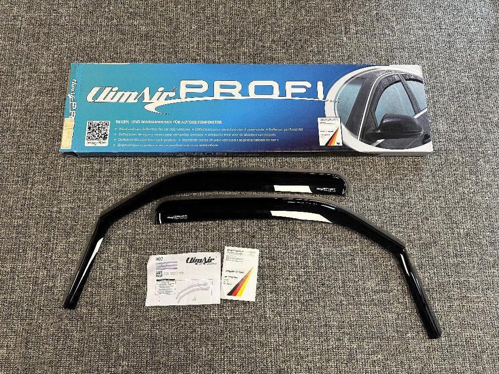 Climair zijwindschermen donker - Opel Agila / Suzuki Wagon, Ophalen of Verzenden