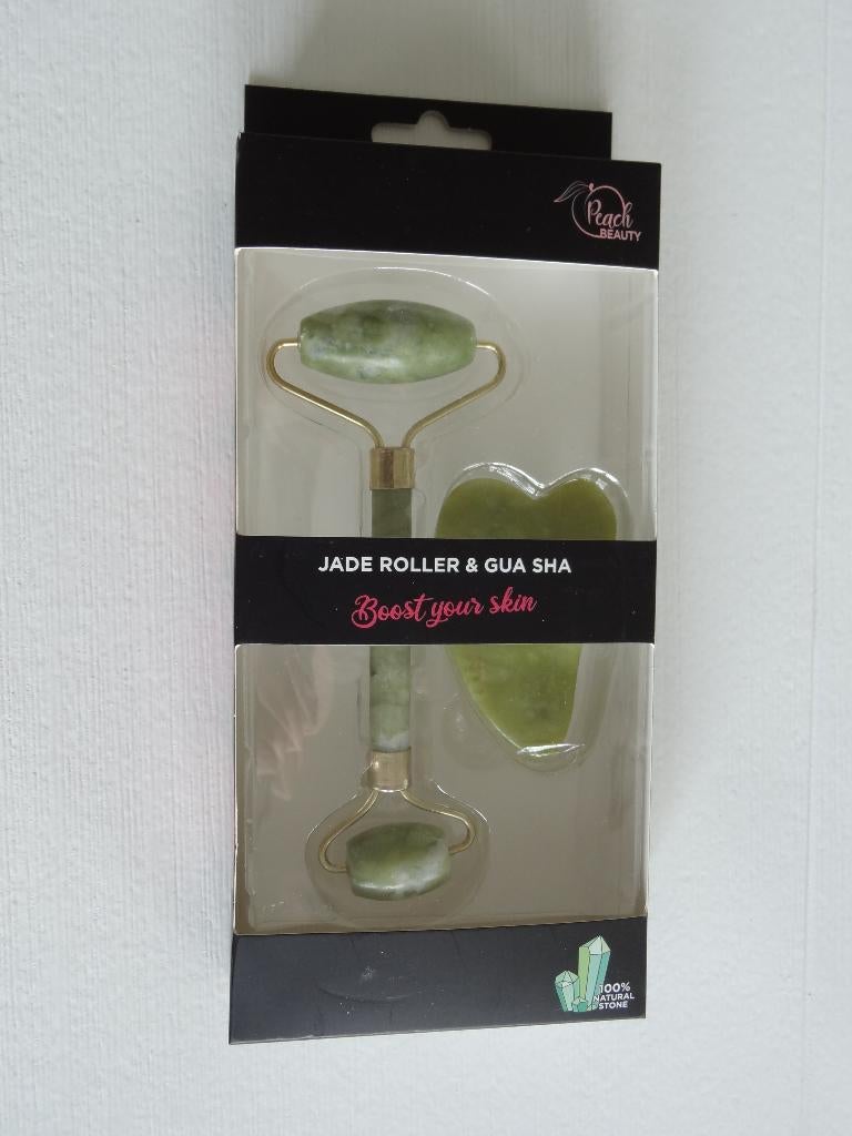 NIEUW! Jade Roller & Gua Sha >Snelle Verzending!<, Ophalen of Verzenden, Nieuw, Gehele gezicht, Overige typen