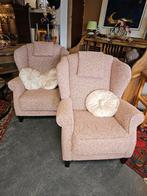 Twee oorfauteuils, punt gaaf, Ophalen, Zo goed als nieuw, Nvt, Stof