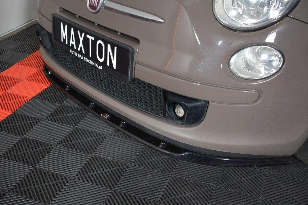 Maxton Design Spoiler Lip Splitter Voor Fiat 500, Verzenden, Automotive Parts, A.parts@hotmail.nl, Trasmolenlaan 12 3447 GZ Woerden