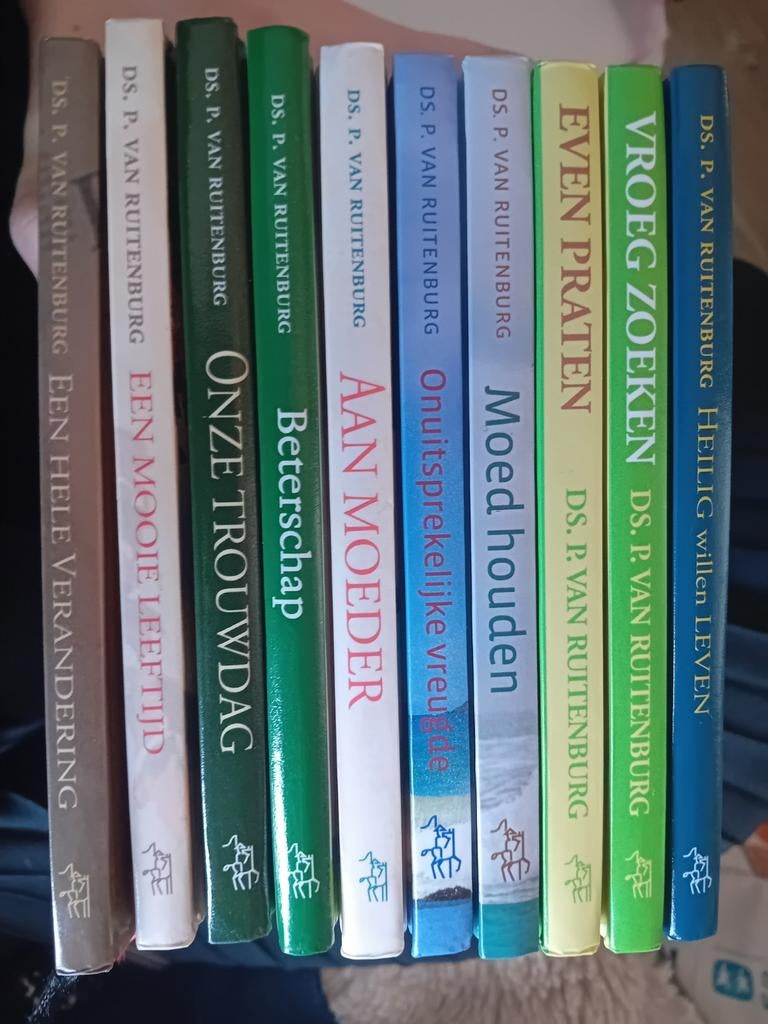 10 boeken ds P. van Ruitenburg, Boeken, Ophalen of Verzenden, Gelezen, Ds. P. van Ruitenburg