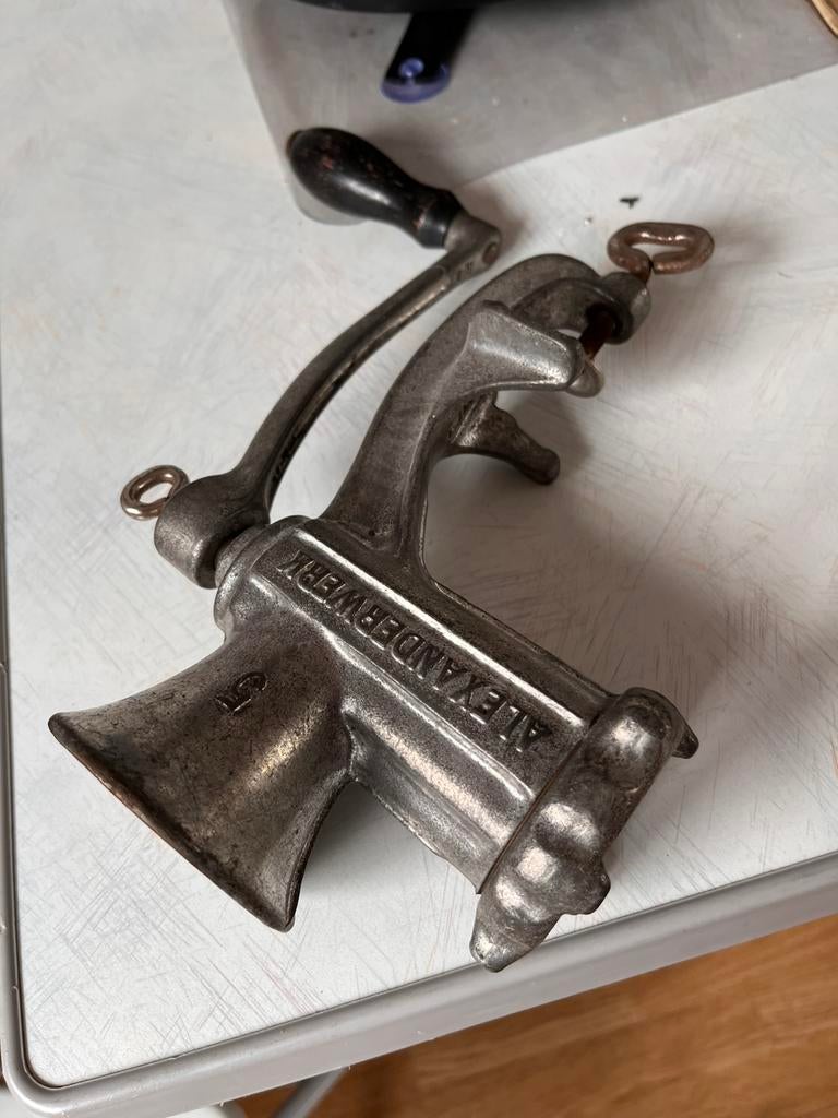 Gehaktmolen, Zilver, Ophalen of Verzenden, Metaal, Overige merken