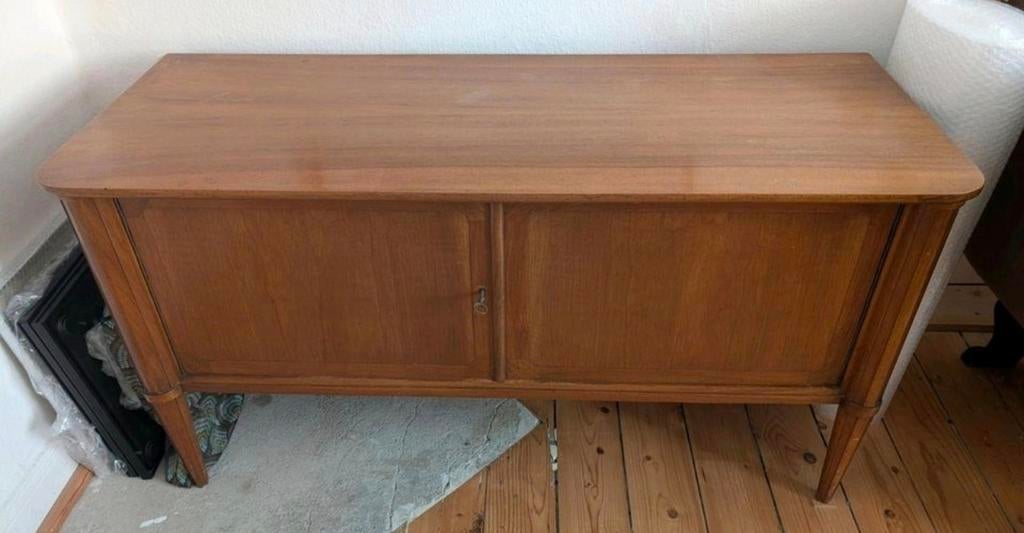 Vintage jaren 60 dressoir, Ophalen, Gebruikt, 25 tot 50 cm, Met deur(en)