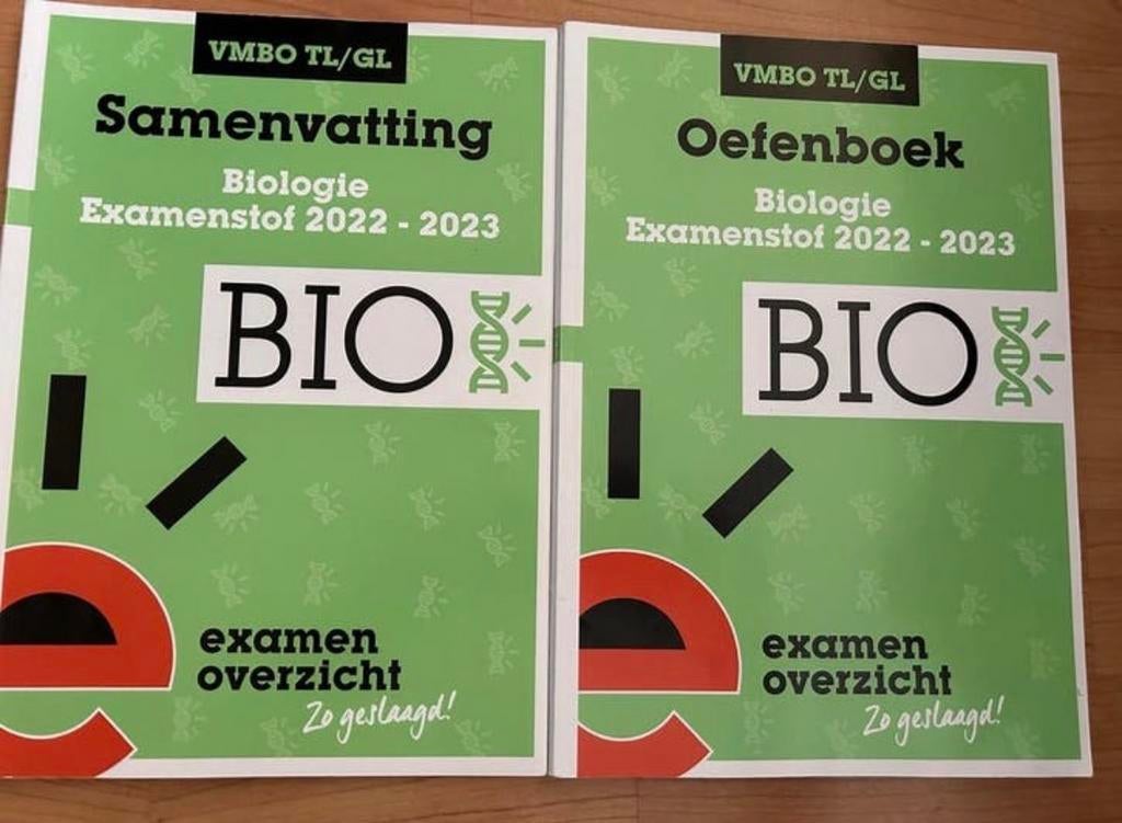 Samenvatting en oefentoets Biologie VMBO TL/GL, Ophalen of Verzenden, Zo goed als nieuw, VMBO, Biologie