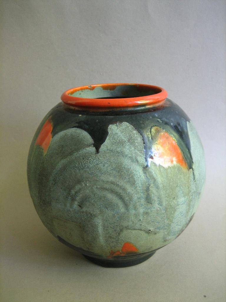 Oude aardewerk bolvaas Velsen Kennemer Potterij, Antiek en Kunst, Ophalen of Verzenden