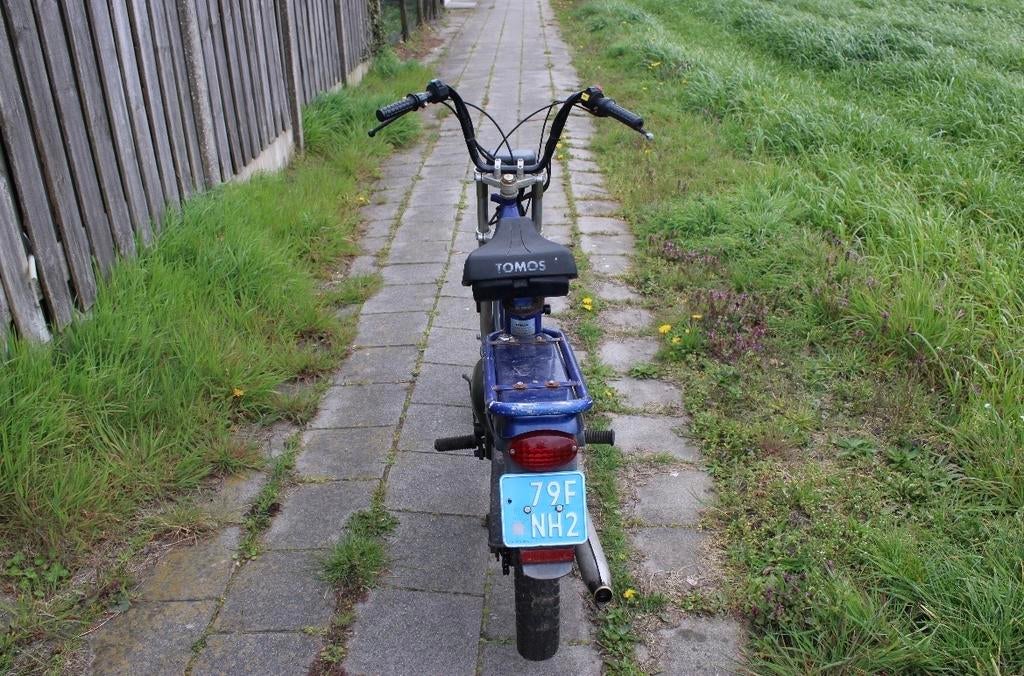 Tomos Pack'r Snorbrommer uit 2006 - Blauw, Fietsen en Brommers, Brommers | Tomos, Ophalen, Gebruikt, Maximaal 25 km/u, Overige modellen