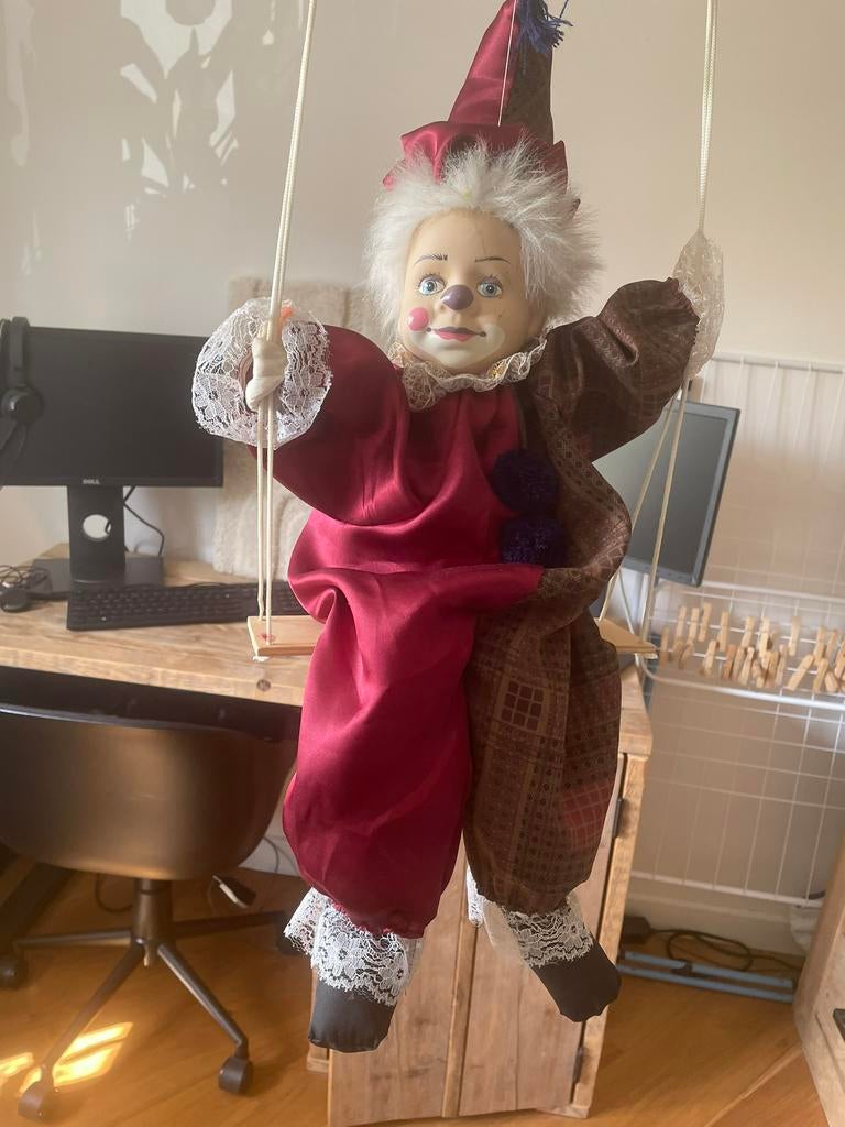 Vintage clown pop porselein, Diversen, Sinterklaas, Ophalen, Zo goed als nieuw