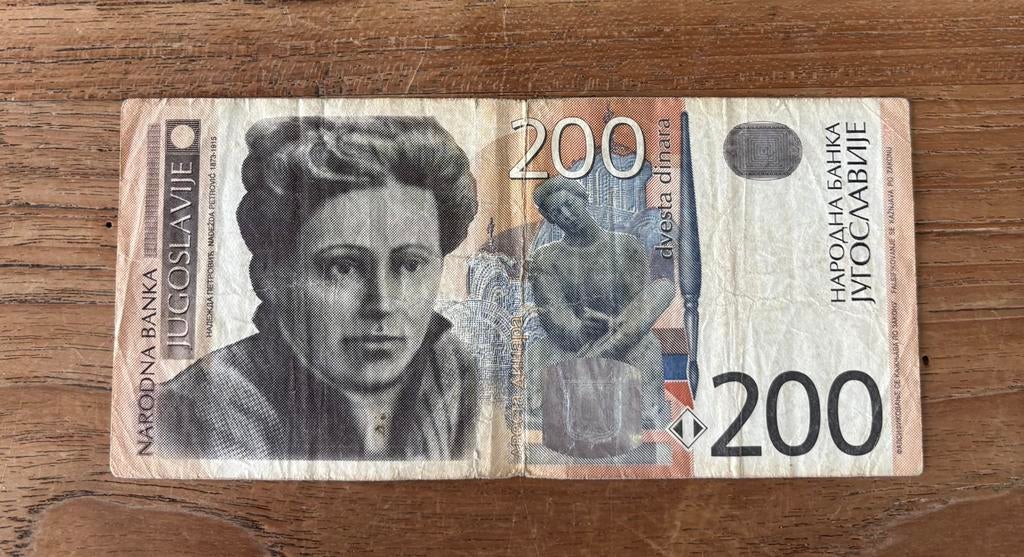 Bankbiljet joegoslavië, Ophalen of Verzenden, Joegoslavië