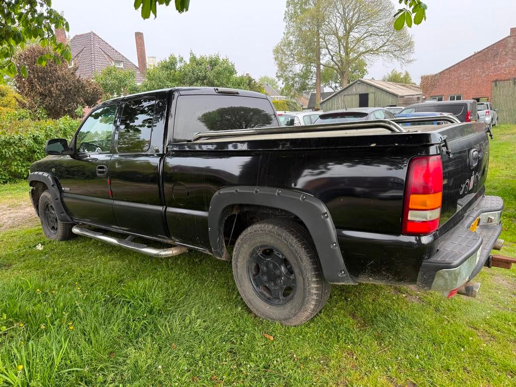 Chevrolet CHEVROLET Silverado 4x4 dubbel cabine LPG G3 YOUNG, 8 cilinders, Zwart, Leder, 269 pk