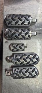 Harley Davidson Diamond plate voetsteunen, Ophalen of Verzenden, Gebruikt