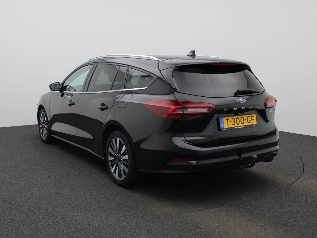 Ford Focus Wagon 1.0 EcoBoost Hybrid Titanium X | Automaat |, Auto's, Gebruikt, Euro 6, Zwart, Origineel Nederlands