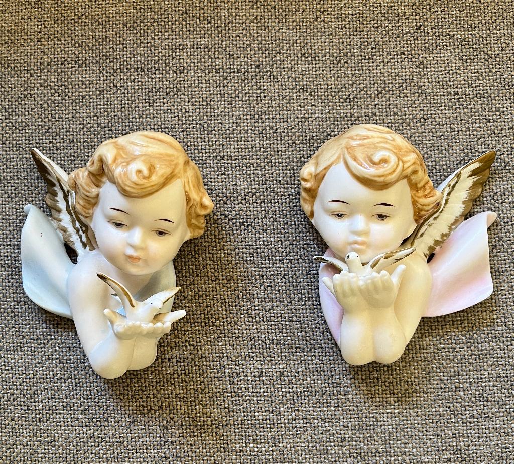 Porselein Cherubijntjes, Ophalen of Verzenden, Zo goed als nieuw, Dier