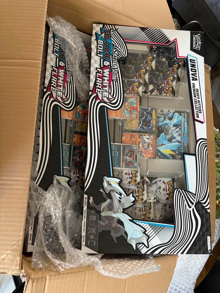 (ENG)Pokémon Black Bolt & White Flare Premium Collection, Hobby en Vrije tijd, Verzamelkaartspellen | Pokémon, Nieuw, Overige typen