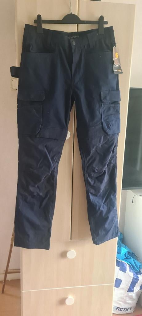 Carhartt Werkbroek - Nieuw met labels, Kleding | Heren, Broeken en Pantalons, Maat 52/54 (L), Blauw, Carhartt, Nieuw