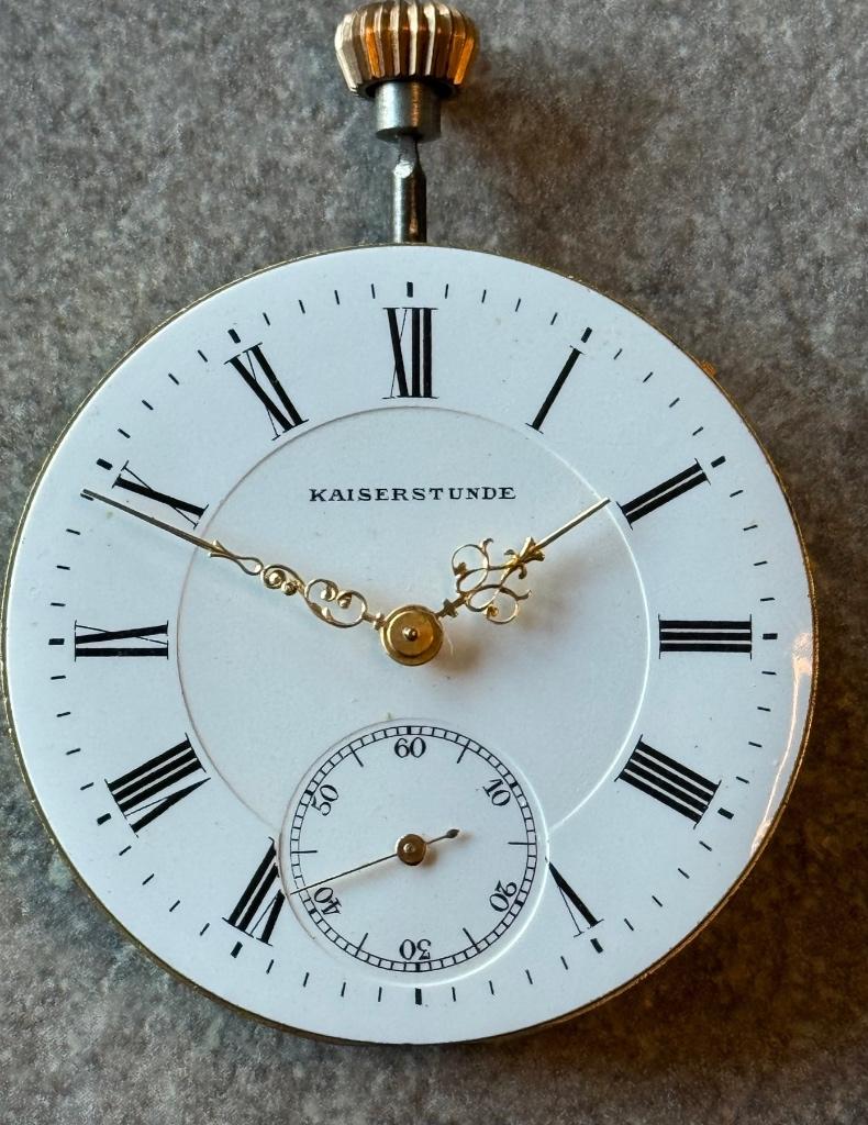 Kaiserstunde zakhorloge binnenwerk, Overige merken, Overige materialen, Zakhorloge, 1900 tot 1930