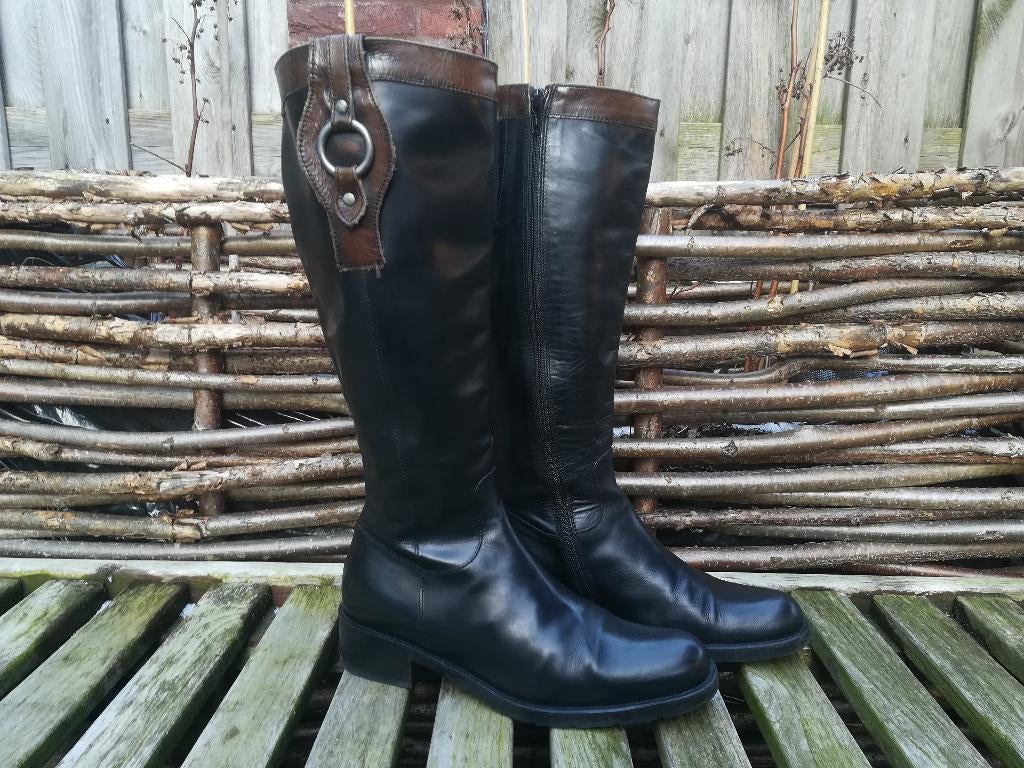 Via Vai Laarzen Leer Zwart maat 37, Kleding | Dames, Schoenen, Via Vai, Hoge laarzen, Zwart, Ophalen of Verzenden