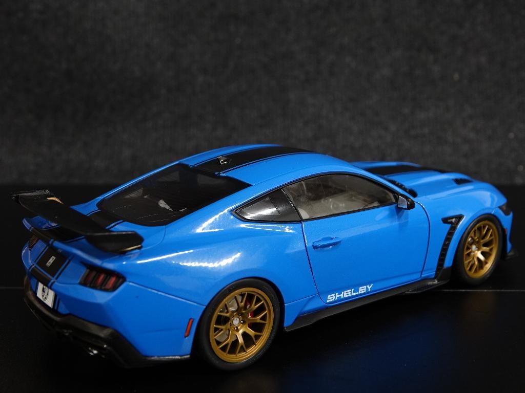 Solido 1:18 2025 Ford Mustang Shelby Super Snake blauw, Hobby en Vrije tijd, Modelauto's | 1:18, Solido, Auto, Solido, Onbekend