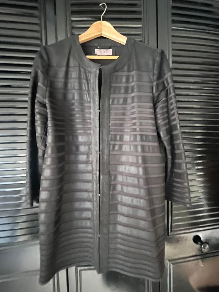 Ibana Leren jas/kolbert Nieuw, Ophalen of Verzenden, Zo goed als nieuw, Maat 42/44 (L), Zwart