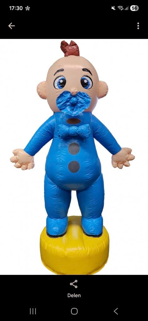 Opblaasfiguur nieuwe, Ophalen of Verzenden, Nieuw, Geboorte of Huwelijk