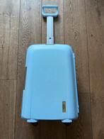 Paolo Feretti blauwe trolley koffer  - hard kunststof 35L, Gebruikt, Hard kunststof, Slot, Minder dan 50 cm