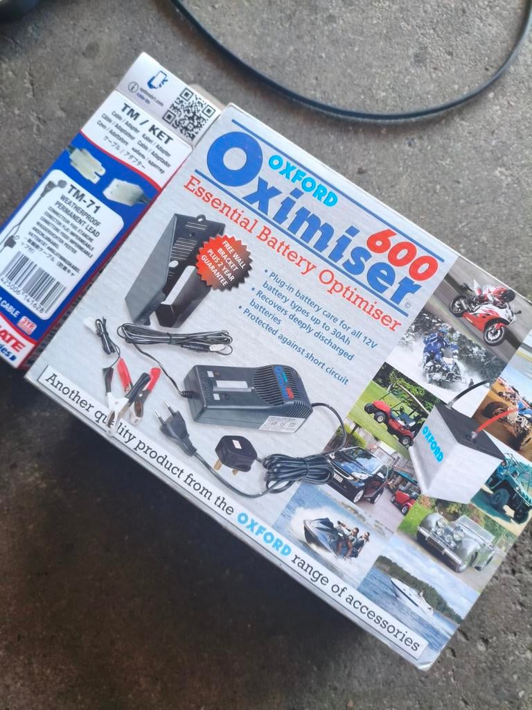 Oxford Oximiser 600 accu lader motor druppellader, Ophalen of Verzenden, Gebruikt