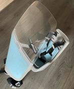 Bobike Mini City Urban Blue Fietsstoeltje + Windscherm, Fietsen en Brommers, Fietsaccessoires | Fietsstoeltjes, Ophalen, Gebruikt