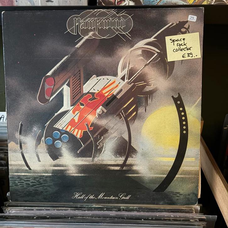 Hawkwind - Hall of the Mountain Grill LP (Space Rock), Cd's en Dvd's, Vinyl | Rock, Gebruikt, Progressive, 12 inch, Ophalen of Verzenden