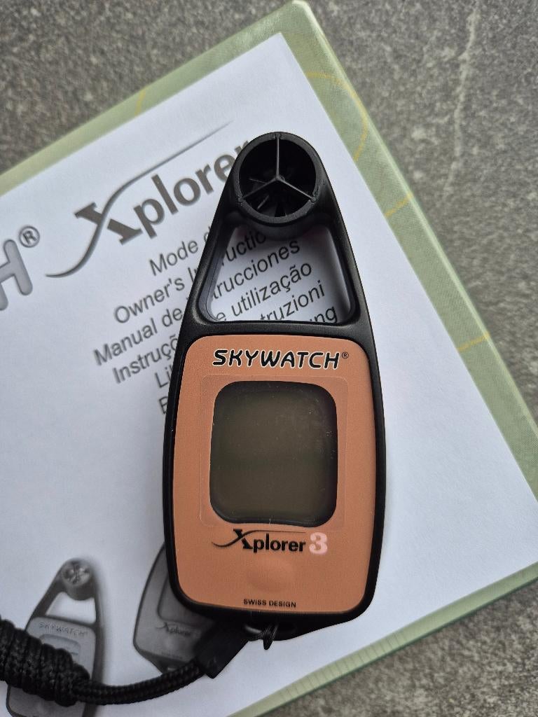 Skywatch Xplorer 3 windmeter met uitgebreide functies!, Watersport en Boten, Navigatiemiddelen en Scheepselektronica, Ophalen of Verzenden