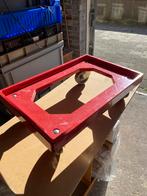 Transport kar met 4 grote kratten, 100 liter of meer, Ophalen of Verzenden, Transportkar