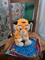 Disney Aladdin Rajah Knuffel met Magisch Tapijt, Ophalen of Verzenden, Zo goed als nieuw, Overige typen