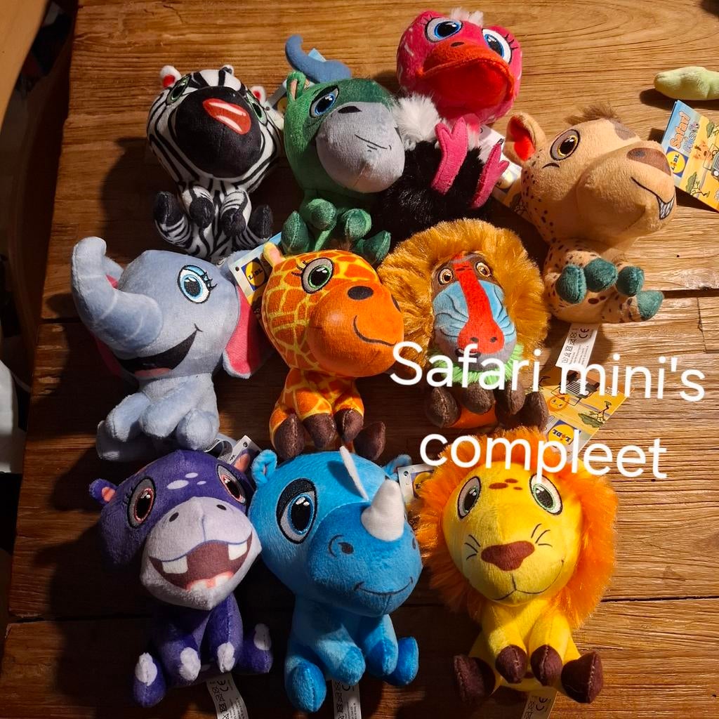 Safari mini's, Vita mini's & Jungle mini's, Lidl, Ophalen of Verzenden