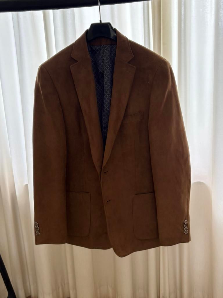 CommonSense Drop 7 - Regular Fit colbert maat 52, Kleding | Heren, Ophalen of Verzenden, Zo goed als nieuw, Maat 52/54 (L), Bruin