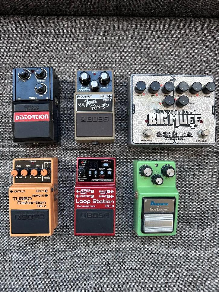 Diverse gitaareffecten – Boss / Ibanez / EHX / Tokai, Muziek en Instrumenten, Effecten, Gebruikt, Distortion, Overdrive of Fuzz