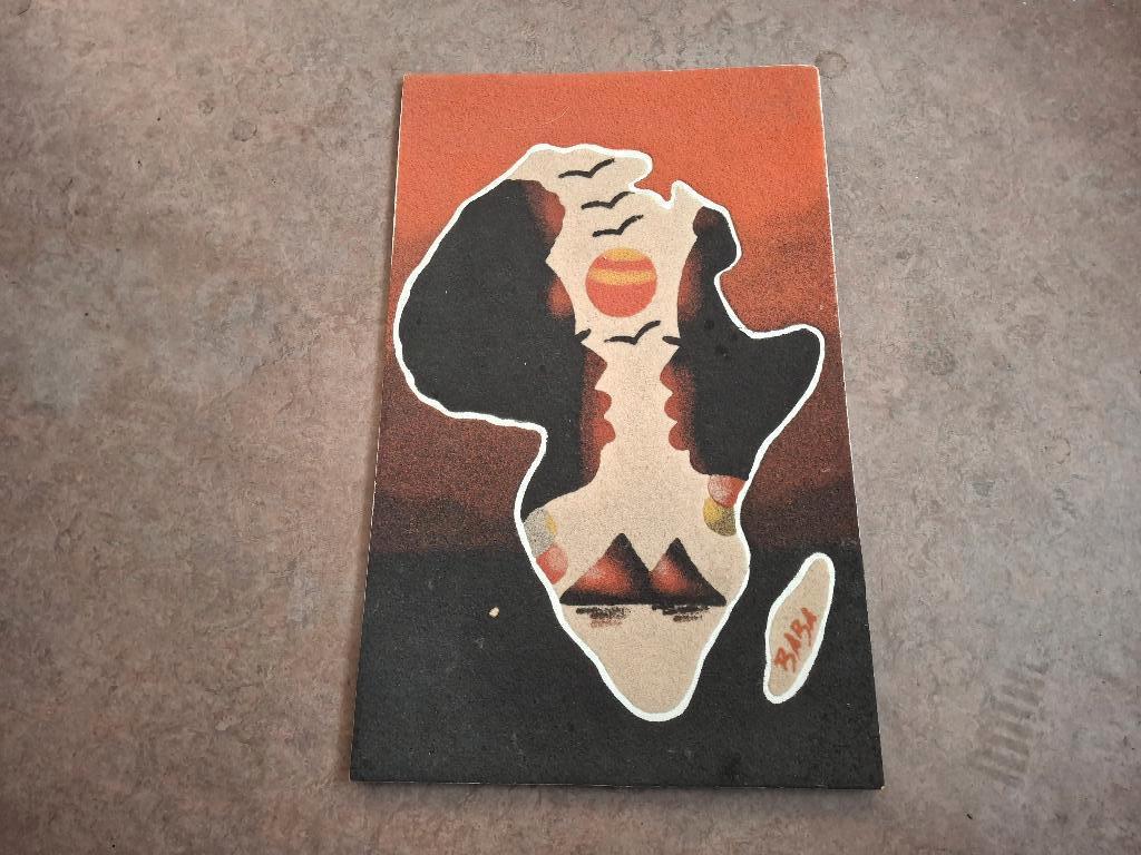 Afrika schilderij, Antiek en Kunst, Ophalen