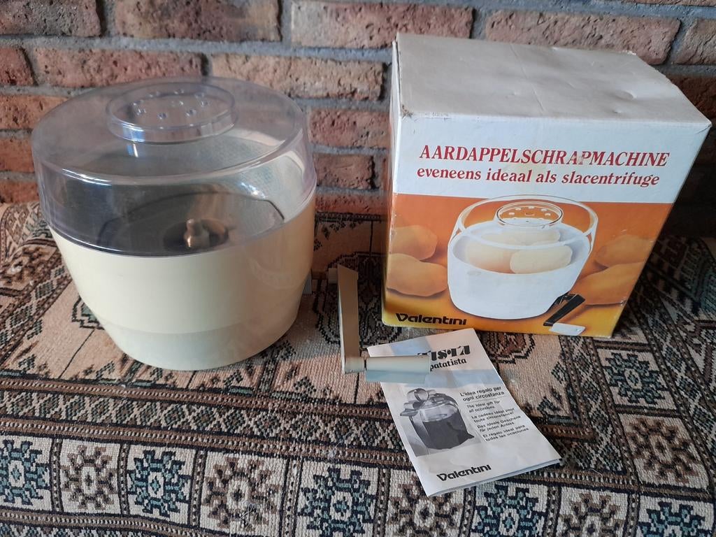 Aardappelschrapmachine en slacentrifuge in 1, Ophalen of Verzenden