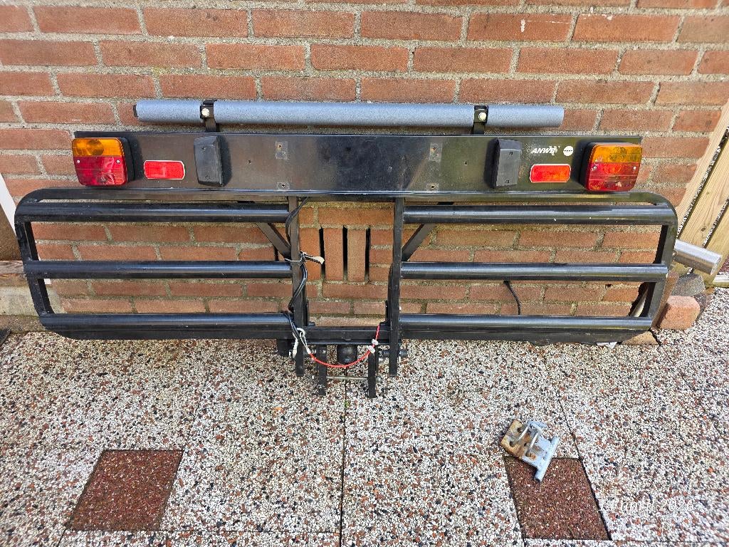 fietsendrager  voor optrekhaak, Auto diversen, Fietsendragers, Gebruikt, Trekhaakdrager, 3 fietsen of meer, Elektrische fiets