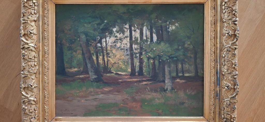 Olieverf schilderij H.O. van Thol, Antiek en Kunst, Kunst | Schilderijen | Klassiek, Ophalen