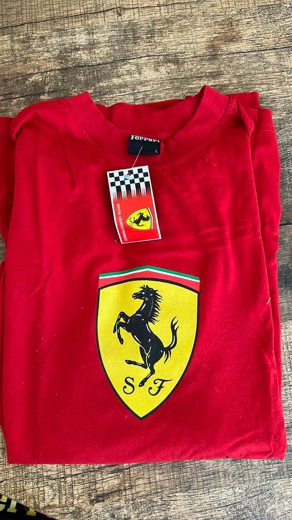 Formule 1 ferrari T-shirt maat L, Ophalen of Verzenden, Zo goed als nieuw, Rood