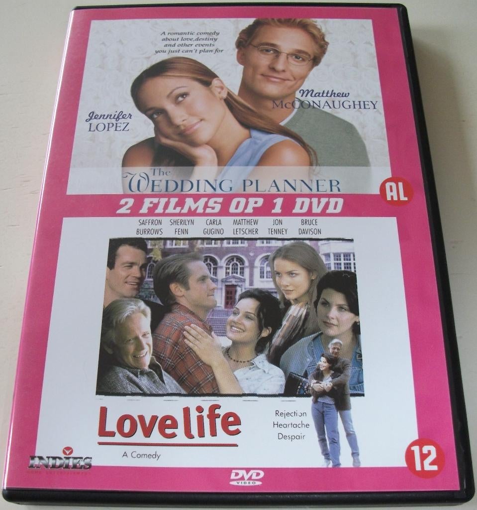 Film-Pack *** WEDDING PLANNER & LOVE LIFE *** 2 Films, Alle leeftijden, Ophalen of Verzenden, Zo goed als nieuw