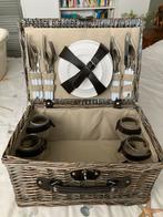 Luxe picknickmand compleet met servies en glazen, Ophalen of Verzenden, Nieuw