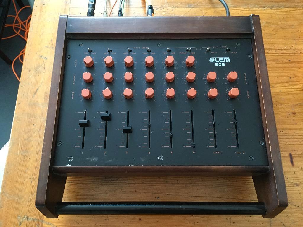 LEM 806 mengpaneel, Muziek en Instrumenten, Mengpanelen, Gebruikt, 5 tot 10 kanalen, Microfooningang, Ophalen of Verzenden